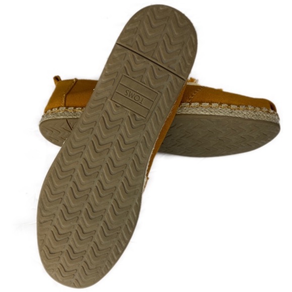 Rare TOMS Deconstructed Alpargata in Saffron Suede - Picture 4 of 6